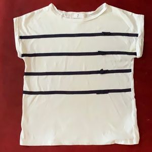 Jacadi white T-shirt.